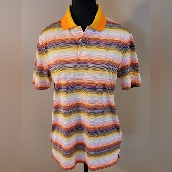 PUMA Dri-Fit Wailea Golf Club Polo Shirt with Dry Cell Technology, Size Medium - Picture 2 of 14